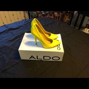 Neon Yellow Aldo Pumps